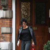 Nancy Dell'Olio is seen leaving a medical building on Harley Street | Picture 101266